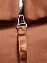 Vorschaubild 5 von Langarmshirt Damen Gr. 36 Braun Stehkragen Viskose Reißverschluss