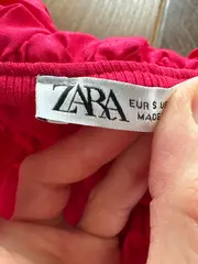 Vorschaubild 8 von Damen Top Rüschen Party Baumwolle Pink Gr. S 36