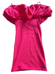 Vorschaubild 4 von Damen Top Rüschen Party Baumwolle Pink Gr. S 36