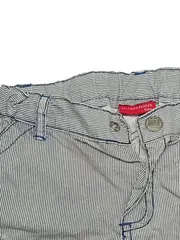 Vorschaubild 2 von Baby Cargo Shorts Jungen Gr. 80 Blau Gestreift Baumwolle