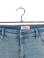 Vorschaubild 6 von Jeansrock Damen Baumwolle Midirock Stretch Blau Gr. 40 L