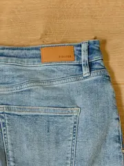 Vorschaubild 4 von Jeansrock Damen Baumwolle Midirock Stretch Blau Gr. 40 L