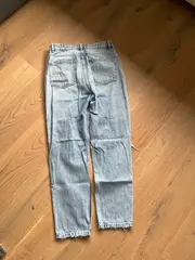 Vorschaubild 2 von Destroyed Jeans Damen Ripped Baumwolle Blau Gr. W31/40 L