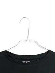 Vorschaubild 2 von Damen Rippstrick Crop Top Basic Baumwolle Schwarz Gr. S 36