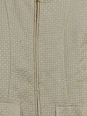 Vorschaubild 3 von Tweed Jacke Kinder Gr. 158 Beige Reißverschluss