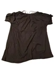 Vorschaubild 4 von Damen T-Shirt Gr. 44-46 Schwarz Baumwolle