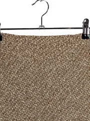 Vorschaubild 2 von Benetton A-Linienrock Midirock Wolle Meliert Büro Gr. 40 L Braun