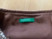 Vorschaubild 5 von Benetton A-Linienrock Midirock Wolle Meliert Büro Gr. 40 L Braun