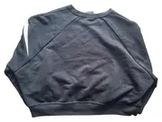 Vorschaubild 3 von Damen Sweatshirt Cropped Big Swoosh Logo Baumwolle Schwarz Gr. S