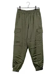 Vorschaubild 1 von Cargohose Damen S Oliv Jogger Cargo Pants Viskose Taschen