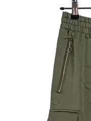 Vorschaubild 2 von Cargohose Damen S Oliv Jogger Cargo Pants Viskose Taschen