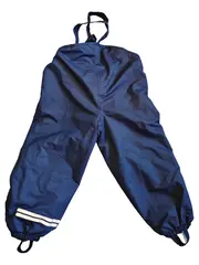 Vorschaubild 3 von Regenlatzhose Kinder Blau Fleece gefüttert Gr. 104 Outdoor