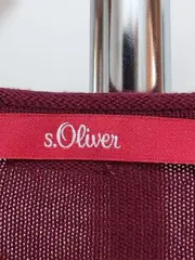 Vorschaubild 5 von Damen Strickjacke Cardigan Gr. 42/XL Rot Bordeaux offen