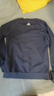 Vorschaubild 3 von Sweatshirt Herren Langarm Baumwolle Blau Logo Sportlich Gr. XS