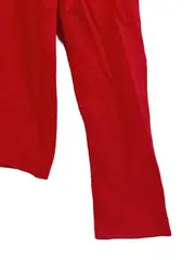 Vorschaubild 2 von Damen Rollkragenpullover Rot Gr. 38/M Viskose Langarm Basic