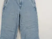 Vorschaubild 3 von Damen Jeans Wide Fit Cropped Hellblau W27 36 S Baumwolle