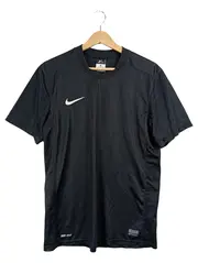 Vorschaubild 1 von Herren Sport Shirt Dri-Fit Logo Print Kurzarm Polyester Schwarz M