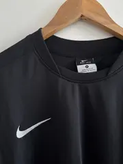 Vorschaubild 4 von Herren Sport Shirt Dri-Fit Logo Print Kurzarm Polyester Schwarz M