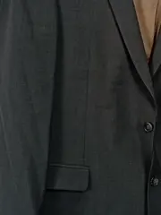 Vorschaubild 2 von Sakko Herren Business Schurwolle Blazer Grau Gr. 48 M