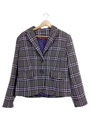 Vorschaubild 1 von Damen Blazer kariert Gr. 42;XL Business Grau