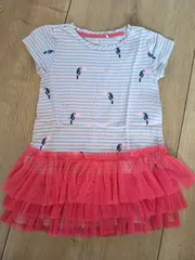 Vorschaubild 3 von Mädchen Sommerkleid Tukan Tüllrock Gr. 92/98 Rosa Blau