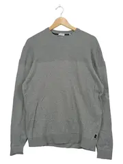 Vorschaubild 1 von Herren Pullover Gr. L Grau Cotton Cashmere Strickpullover