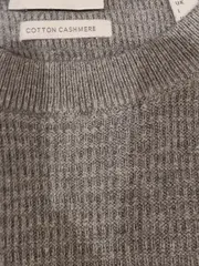 Vorschaubild 3 von Herren Pullover Gr. L Grau Cotton Cashmere Strickpullover