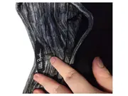 Vorschaubild 9 von Damen Langarmshirt Gr. 2XL Schwarz Grau Pailletten Print