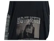 Vorschaubild 4 von Damen Langarmshirt Gr. 2XL Schwarz Grau Pailletten Print