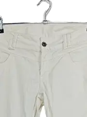 Vorschaubild 2 von Damen Jeans Straight Leg Weiß Gr. 36 W28 Denim Hose