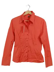 Vorschaubild 1 von Damen Bluse Langarm Gr. 34 Orange Business Hemd