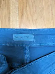 Vorschaubild 2 von Damen Stoffhose Chino Blau Gr. 40 W31 L33 Baumwolle