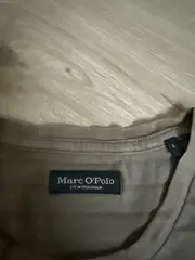 Vorschaubild 2 von Herren T-Shirt Gr. L Beige Gestreift Baumwolle Casual