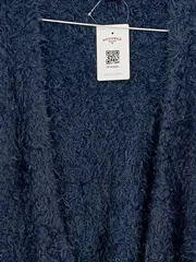 Vorschaubild 2 von Strickjacke Mädchen Gr. 140 Blau Flausch Cardigan