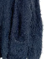 Vorschaubild 3 von Strickjacke Mädchen Gr. 140 Blau Flausch Cardigan