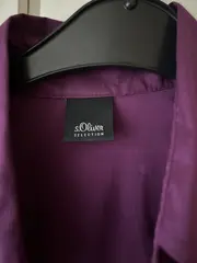 Vorschaubild 3 von Selection Damen Bluse Langarm Lila Gr. 34 Business