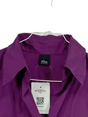 Vorschaubild 2 von Selection Damen Bluse Langarm Lila Gr. 34 Business