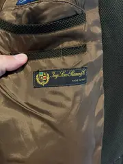 Vorschaubild 6 von Sakko Herren Braun Gr. 54 Wolle Business Klassisch Lederdetails