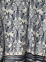 Vorschaubild 7 von Damen Jacke Gr. 38 Blau Floral Muster Reißverschluss