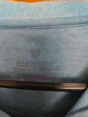Vorschaubild 7 von Poloshirt Herren Gr. XXL Blau Kurzarm Baumwollmix Brusttasche Casual