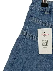 Vorschaubild 2 von Jeansrock Mädchen Gr. 128 A-Linie Denim Blau Baumwolle