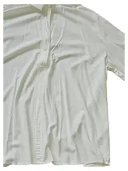Vorschaubild 5 von Hemdbluse Damen Gr. 44 Weiß Viskose Stretch Langarm