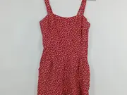 Vorschaubild 2 von Damen Jumpsuit Romper Blumenmuster Rot Gr. S Sommer