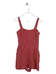 Vorschaubild 1 von Damen Jumpsuit Romper Blumenmuster Rot Gr. S Sommer
