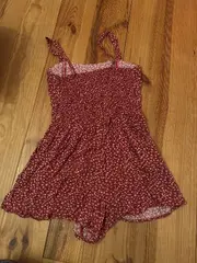 Vorschaubild 3 von Damen Jumpsuit Romper Blumenmuster Rot Gr. S Sommer