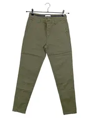 Vorschaubild 1 von Damen Chino Stoffhose Oliv Gr. 32 Baumwolle