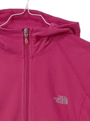 Vorschaubild 3 von Damen Fleecejacke Kapuze Pink Gr. M Outdoor Herbst Winter