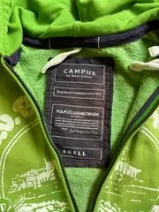 Vorschaubild 3 von Campus Kapuzenpullover Damen Gr. S Grün Hoodie Sweatjacke