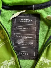 Vorschaubild 4 von Campus Kapuzenpullover Damen Gr. S Grün Hoodie Sweatjacke