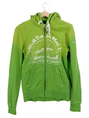 Vorschaubild 1 von Campus Kapuzenpullover Damen Gr. S Grün Hoodie Sweatjacke